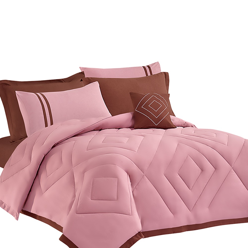 7 Pcs Milano Comforter Set - King  size - 260 * 240 - N 6