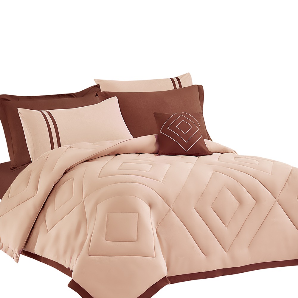 7 Pcs Milano Comforter Set - King  size - 260 * 240 - N 7