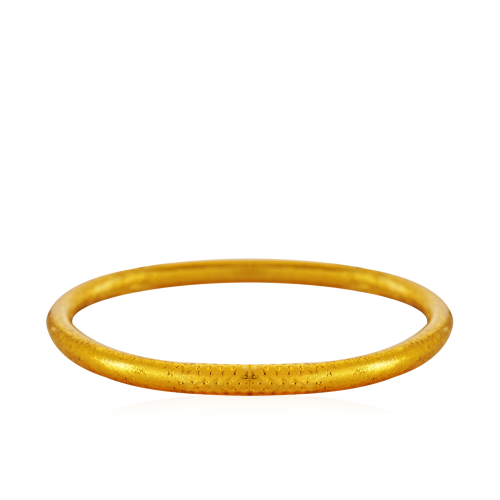 Classic Bangle Yellow Gold - X Large - 7 cm
