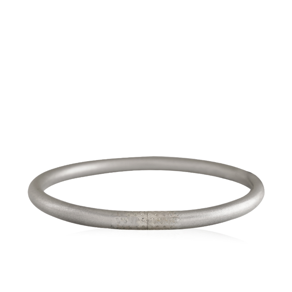 Classic Bangle Matte Silver - Small - 5.5 cm