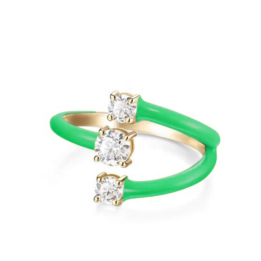 Neon Women Ring - Green   