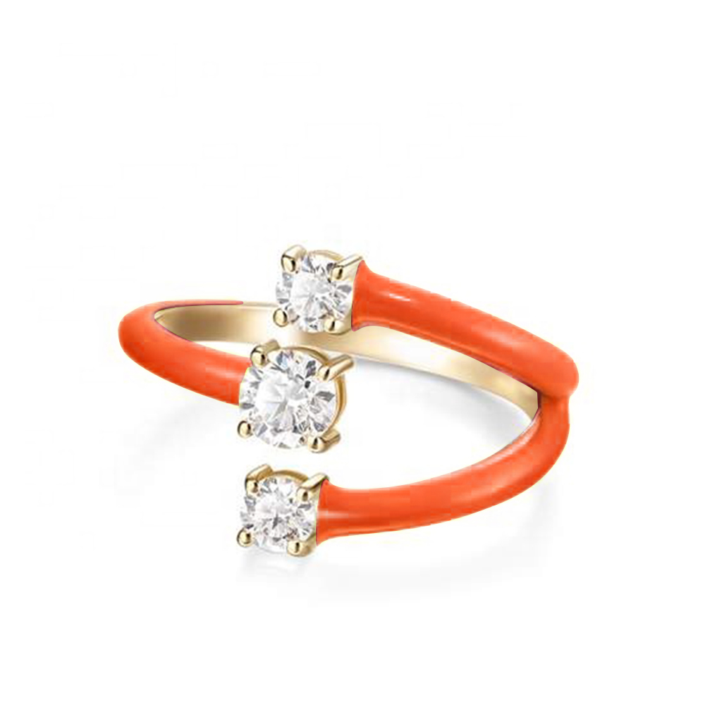 Neon Women Ring - Orange