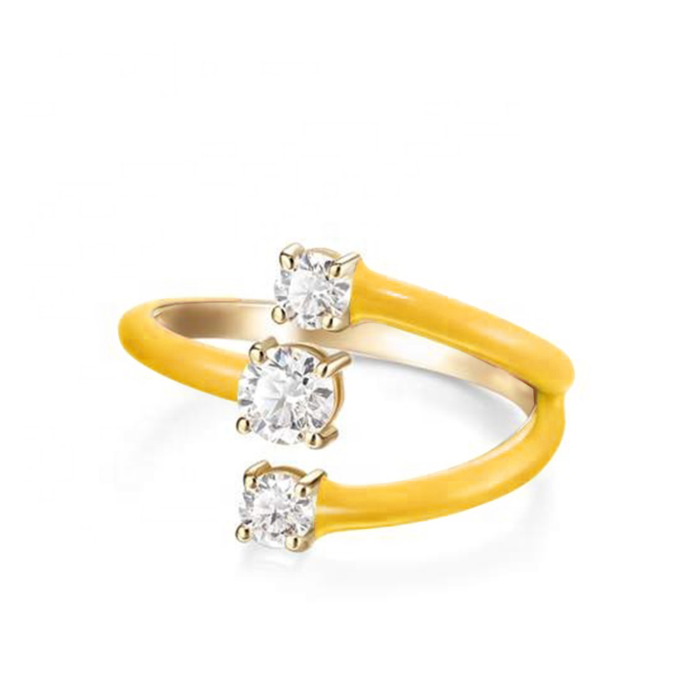 Neon Women Ring - Yellow