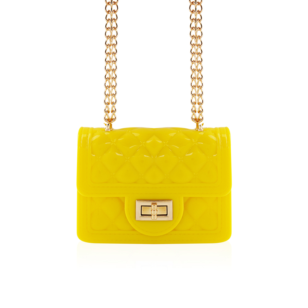 Mini Jelly Handbag - Yellow