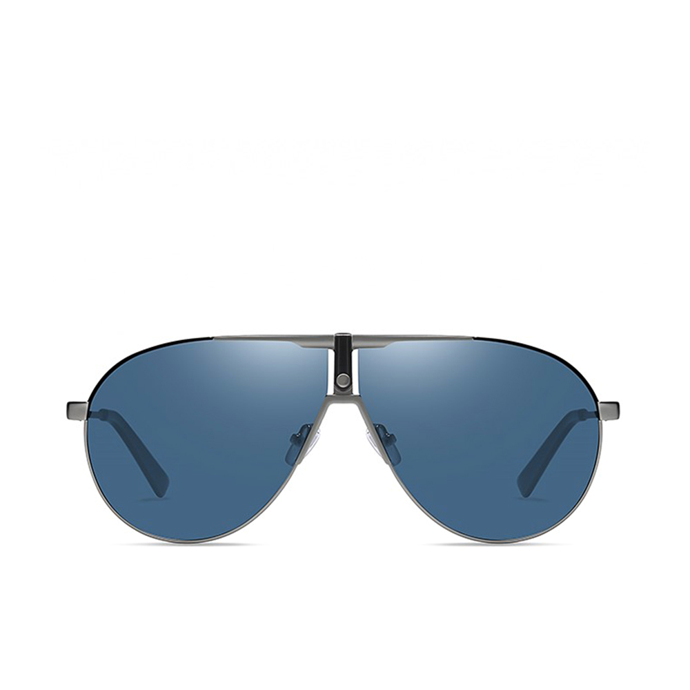 Oz Polarized Sunglasses Unisex - Blue & Silver - Size 67 To 151