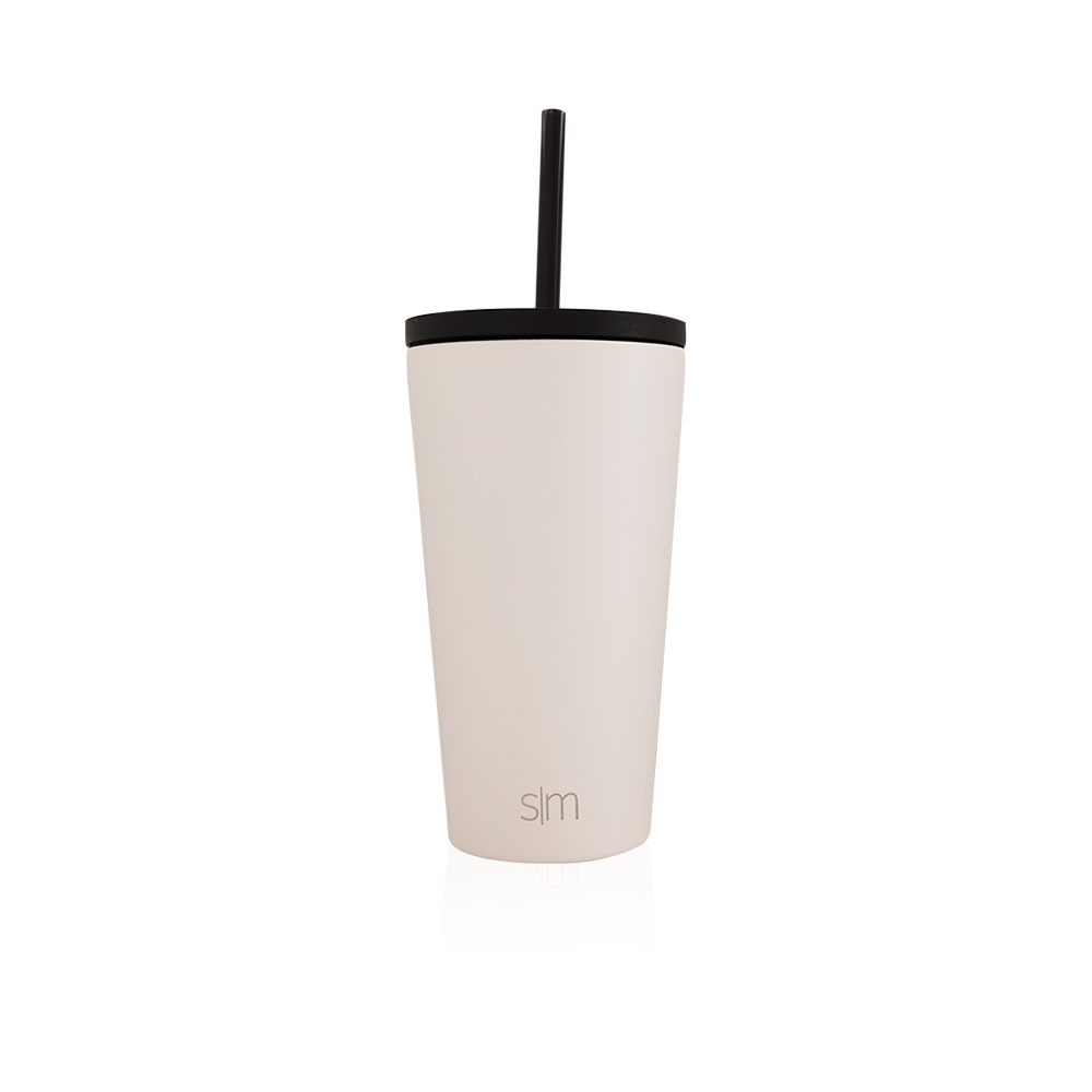 White Winter Stainless Steel Tumbler - White - 473 ml 