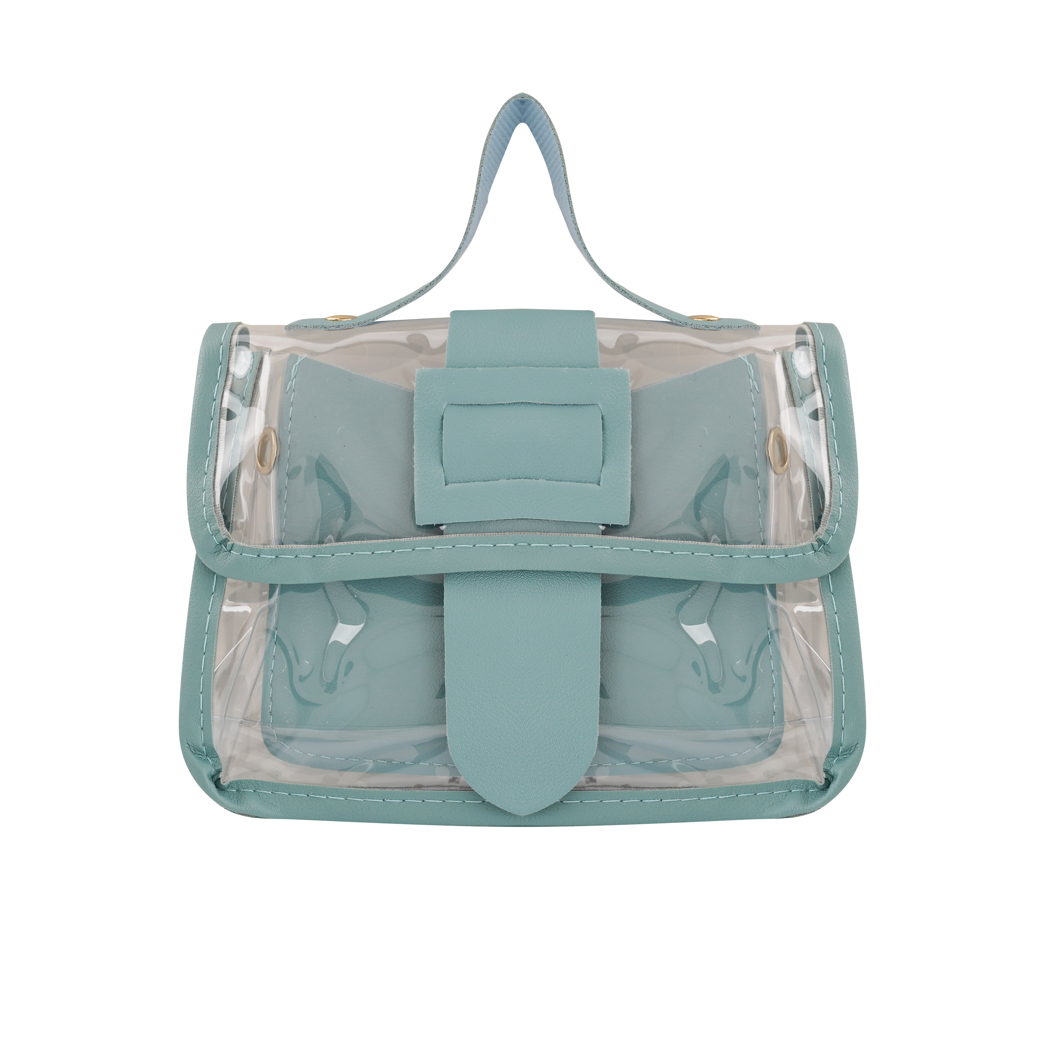 Transparent Jelly HandBag - Green