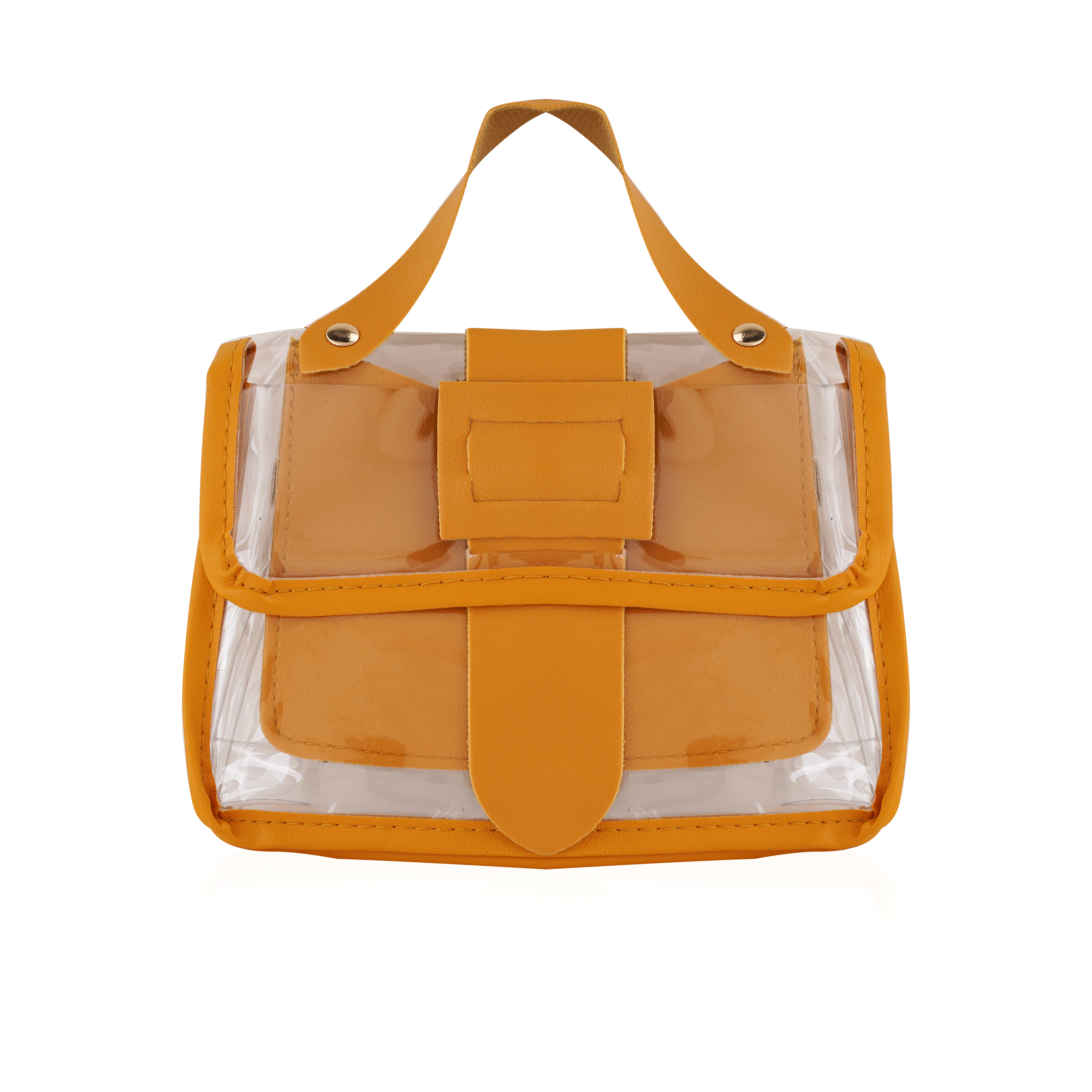 Transparent Jelly HandBag - Yellow