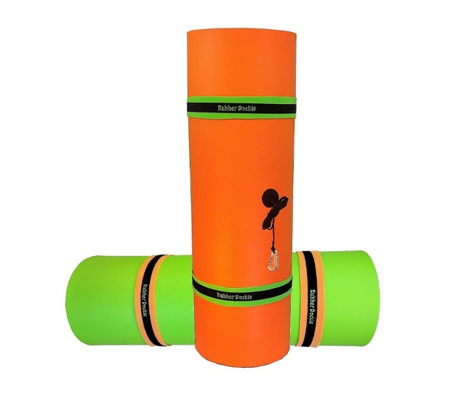 floating Foam Pad 18*6 ft - Mind Green & Orange