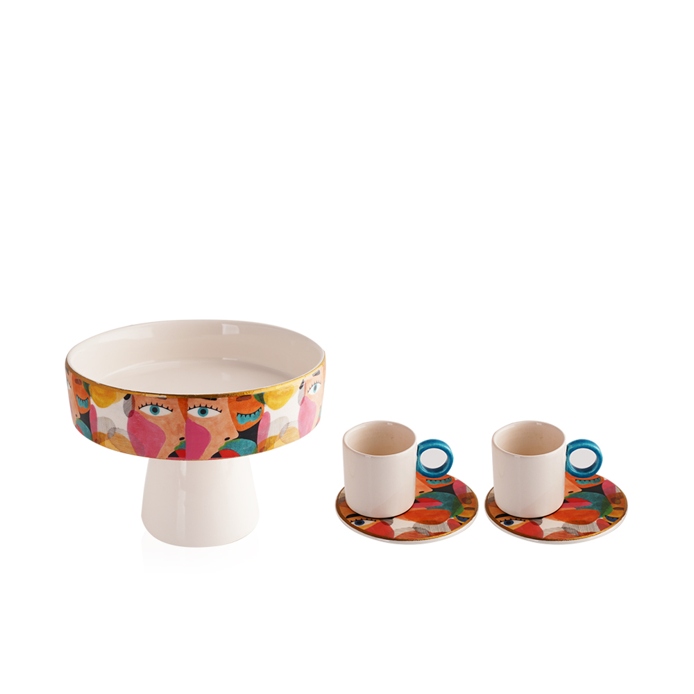Round Faces style Set - 3 pices