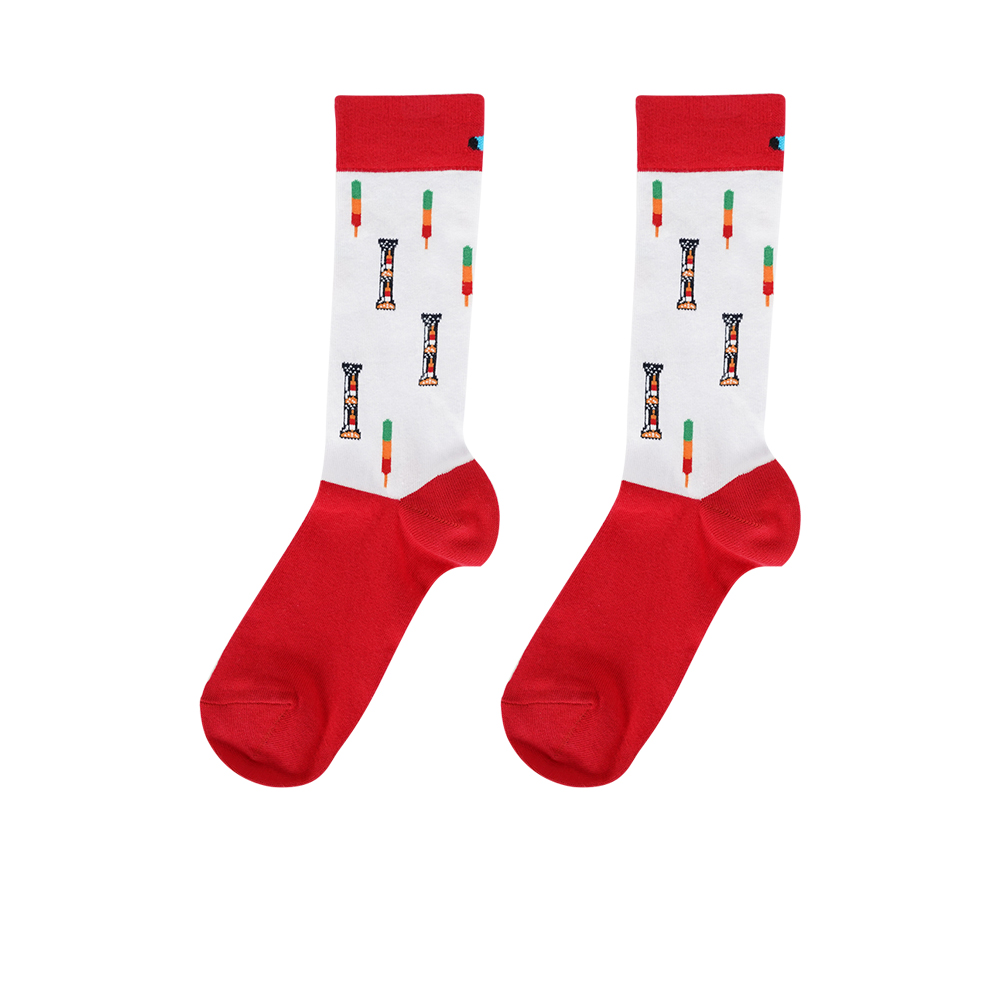 Ice Cream Designed Socks - Size 37 - 45