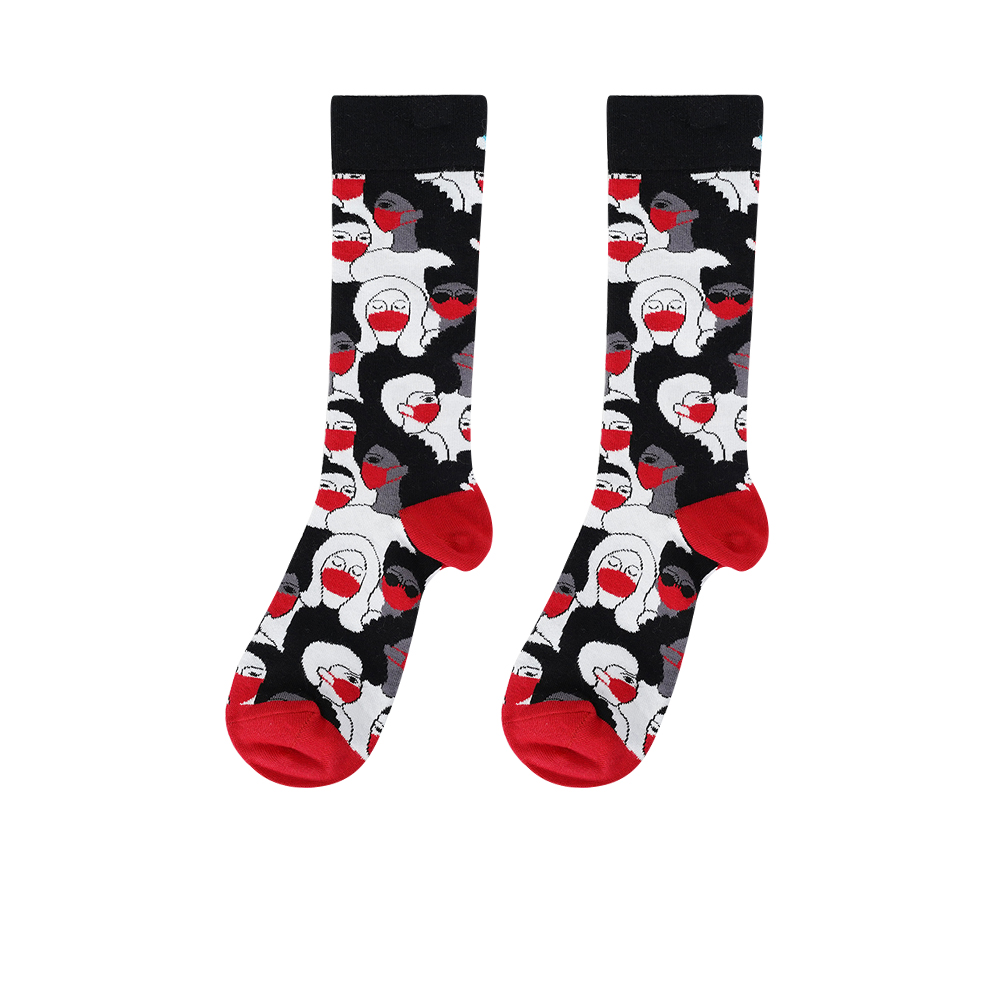 Mask Designed Socks - Size 37 - 45