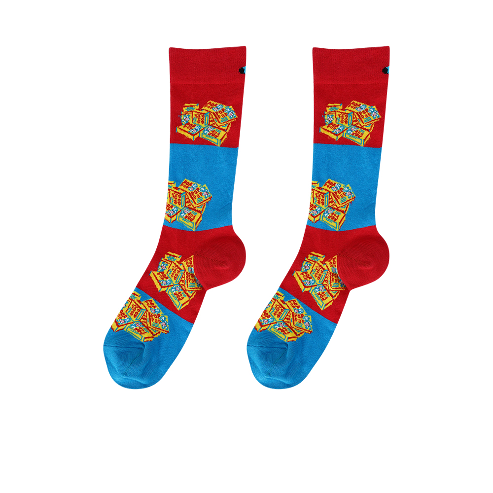 Pop Bomb Designed Socks - Size 37 - 45