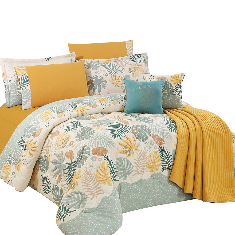 Olivia Comforter Set - King Size - 9pcs - 260 x 240 - N P-406
