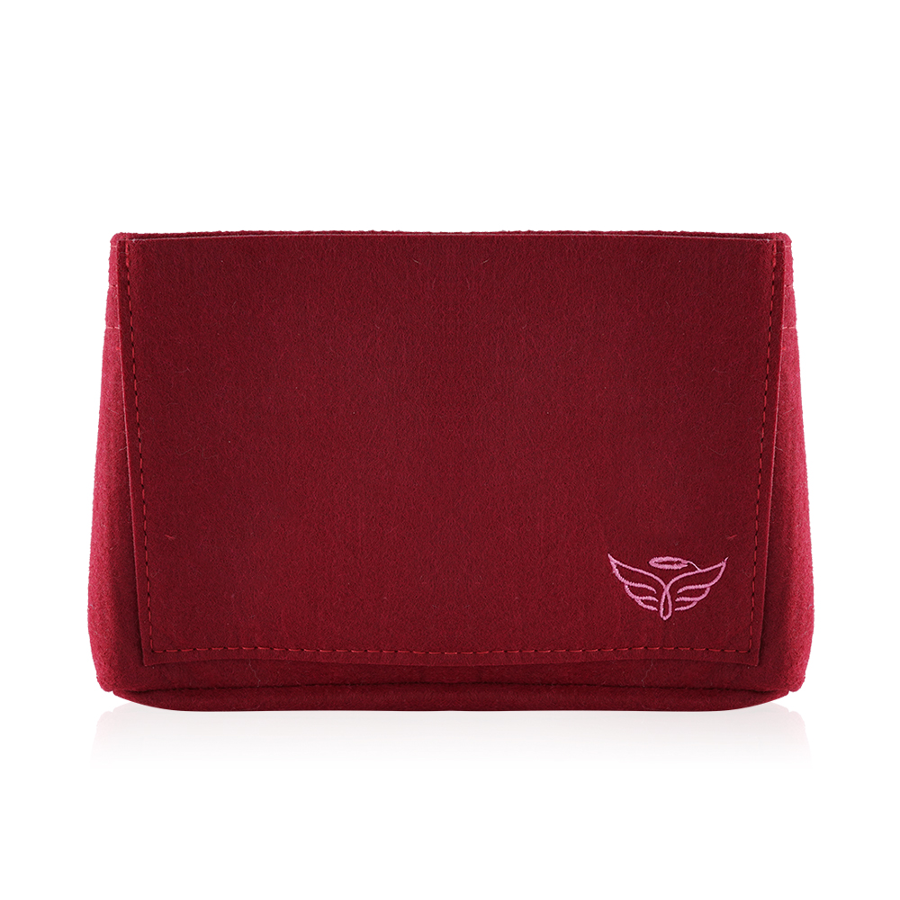 Square Shape Bag Organizer - Maroon  