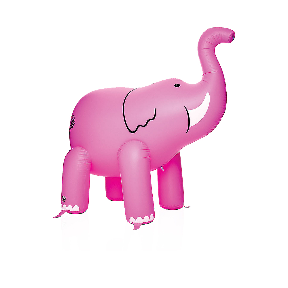 Ginormous Pink Elephant Yard Sprinkler