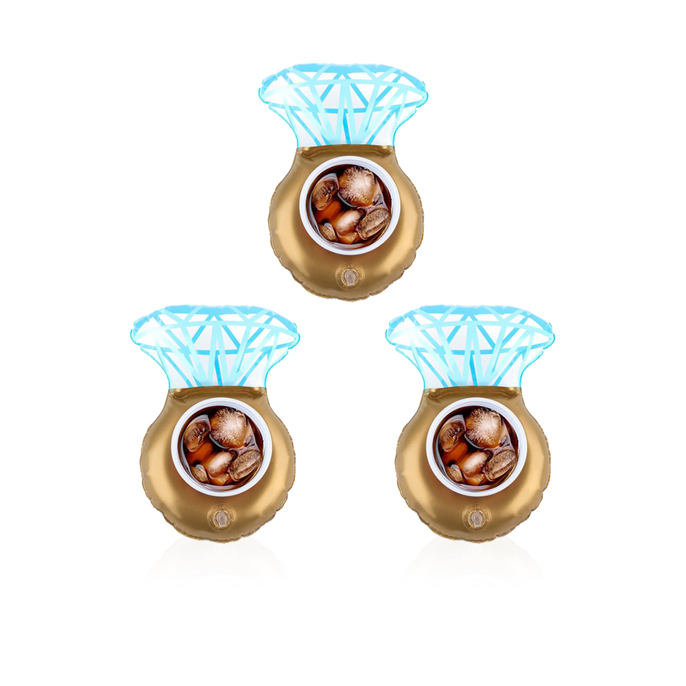 Bling Ring Beverage Boats - 3 Pack  
