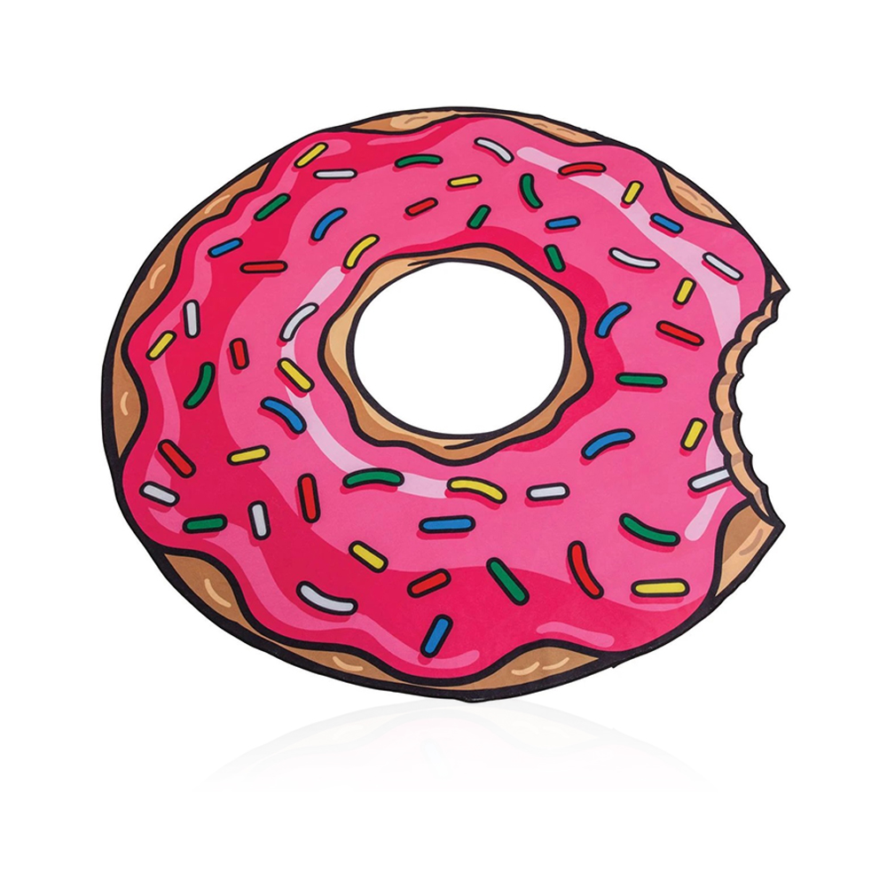 Giant Frosted Donut Beach Blanket