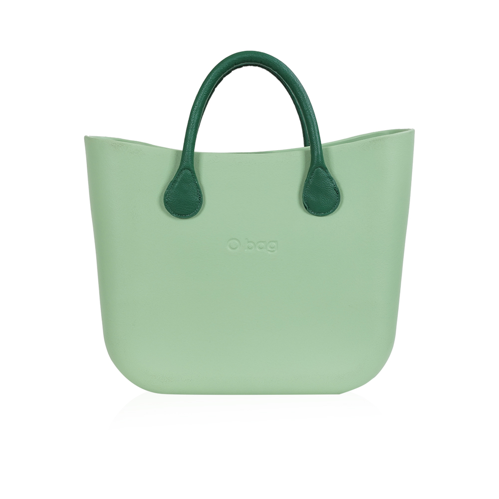 Bag With Short Handles - Pistachio With Green
