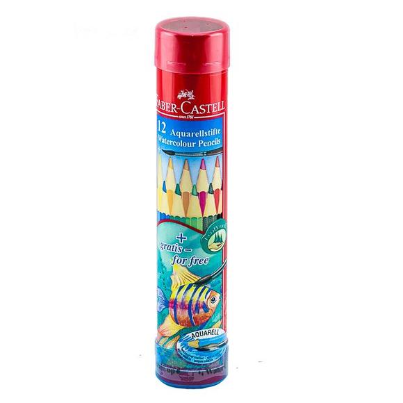 Water Color Pencil Round Tin - 12 Colour