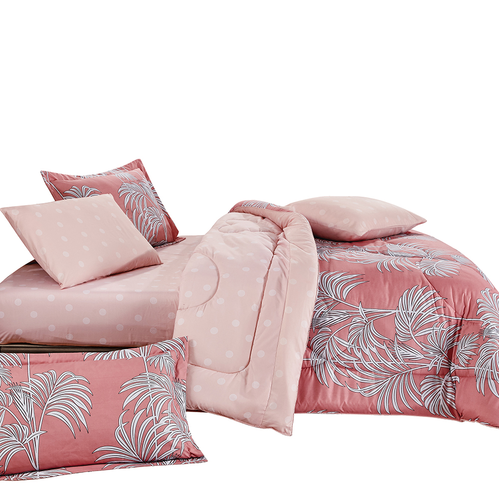 Comforter Set Flower King - 6 Pcs - 260x240 - N 2144