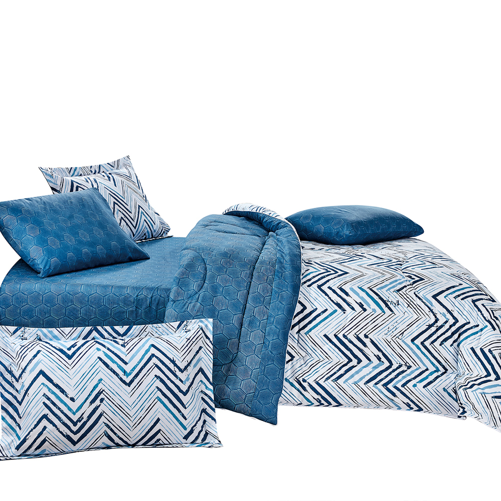 Comforter Set Flower King - 6 Pcs - 260x240 - N 2150