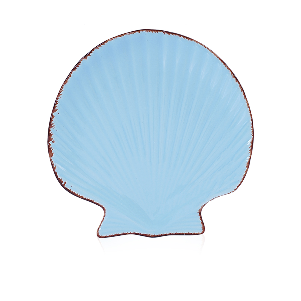 Tableware Clam Shell - Blue