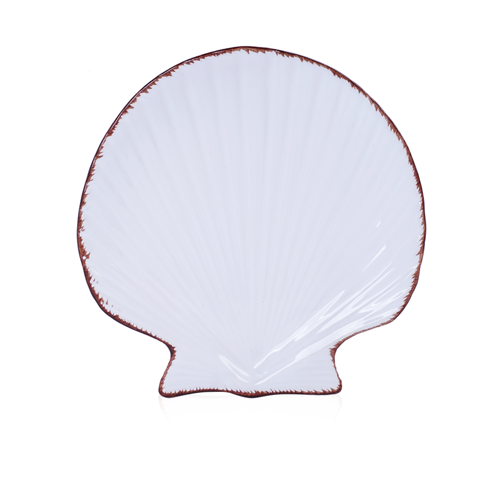Tableware Clam Shell - White