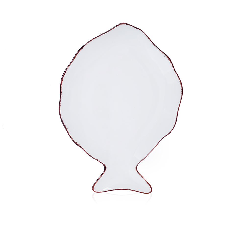 Tableware Deep Fish Large - White