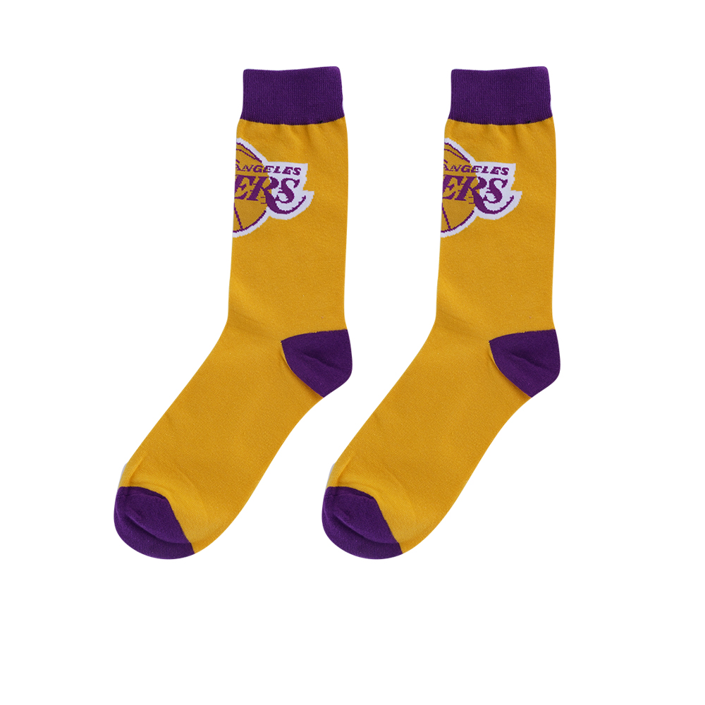 Lakers Cotton Socks - Yellow