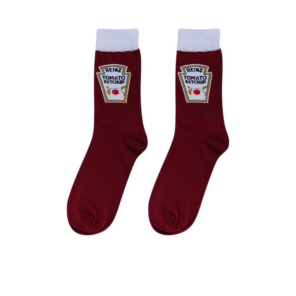 Heinz Cotton Socks - Dark Red