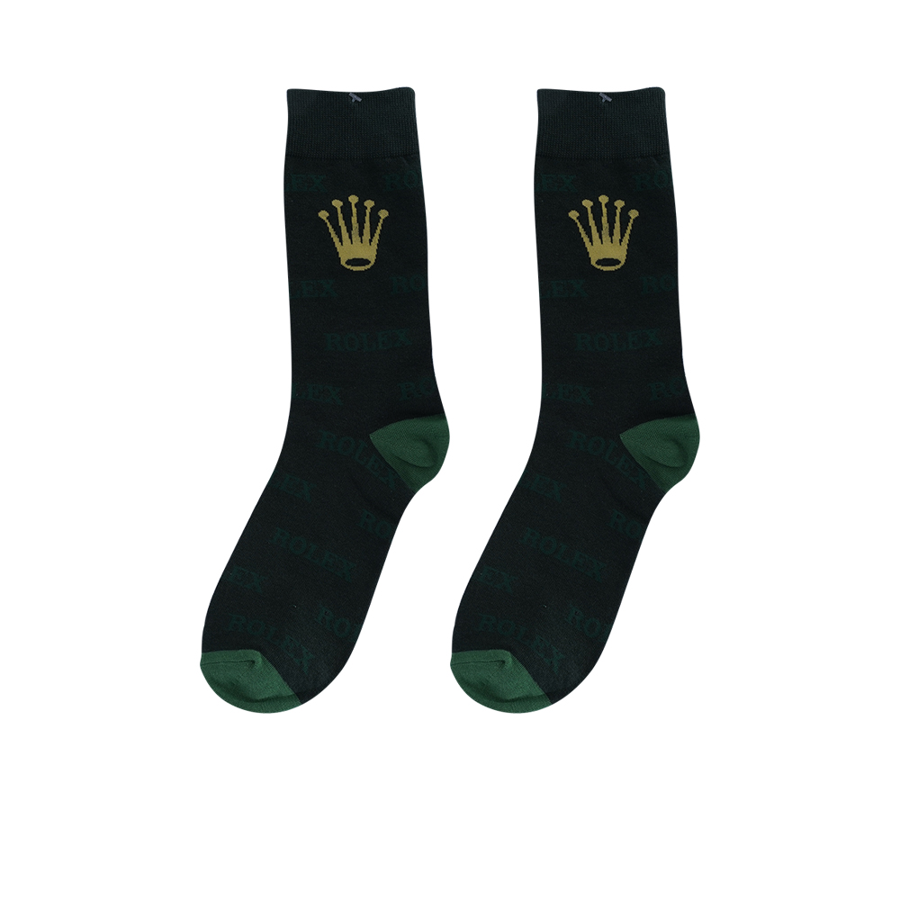 Rolex Cotton Socks - Dark Green