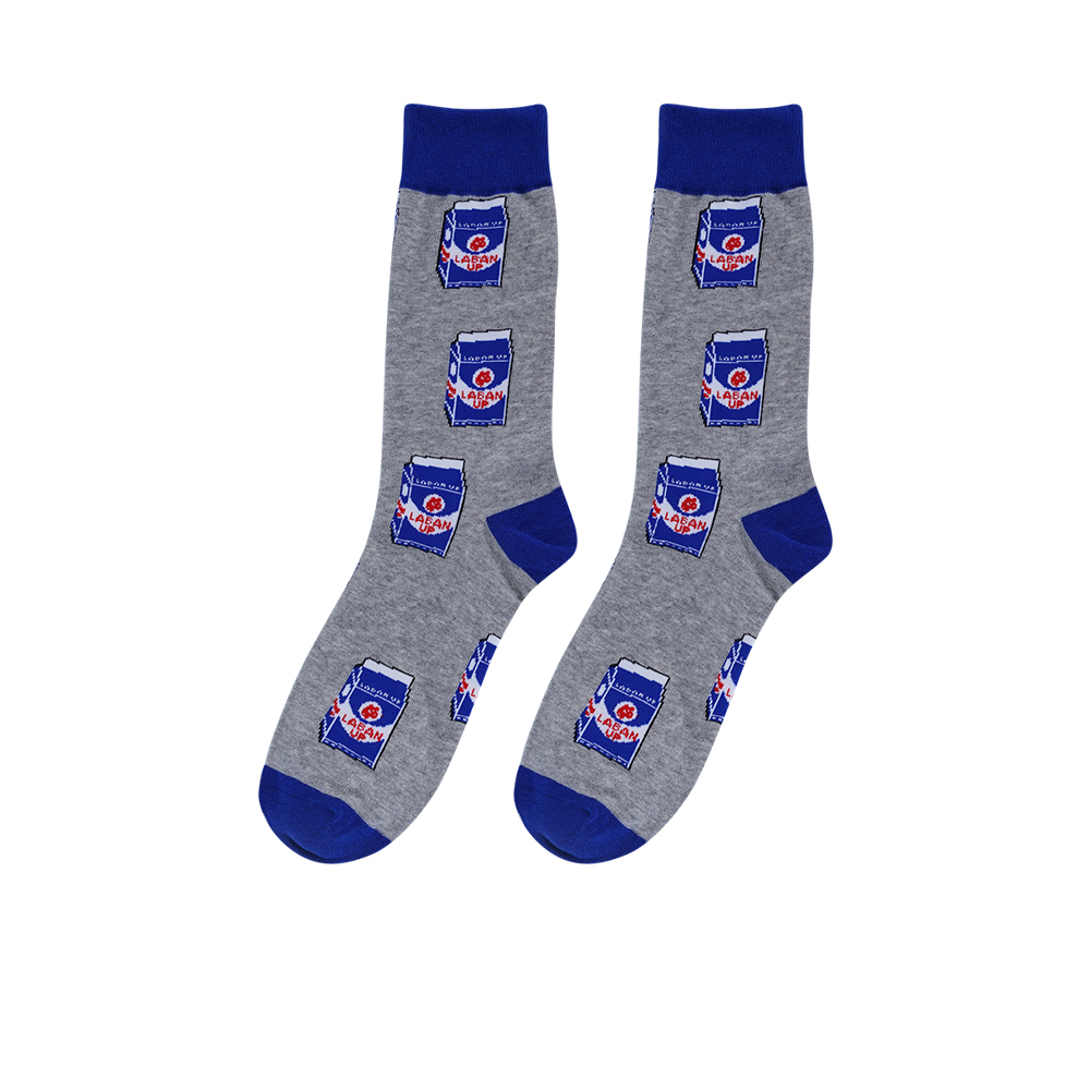 Laban up Cotton Socks - Gray