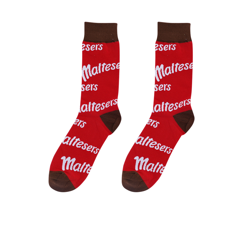 Maltesers Cotton Socks - Red