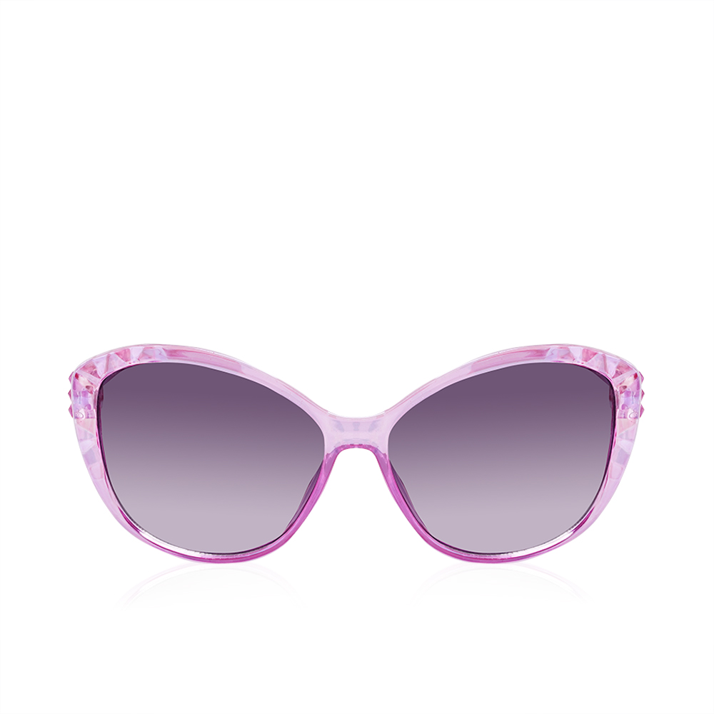 Kids Sunglasses - Oversized - Clear Pink /  Black