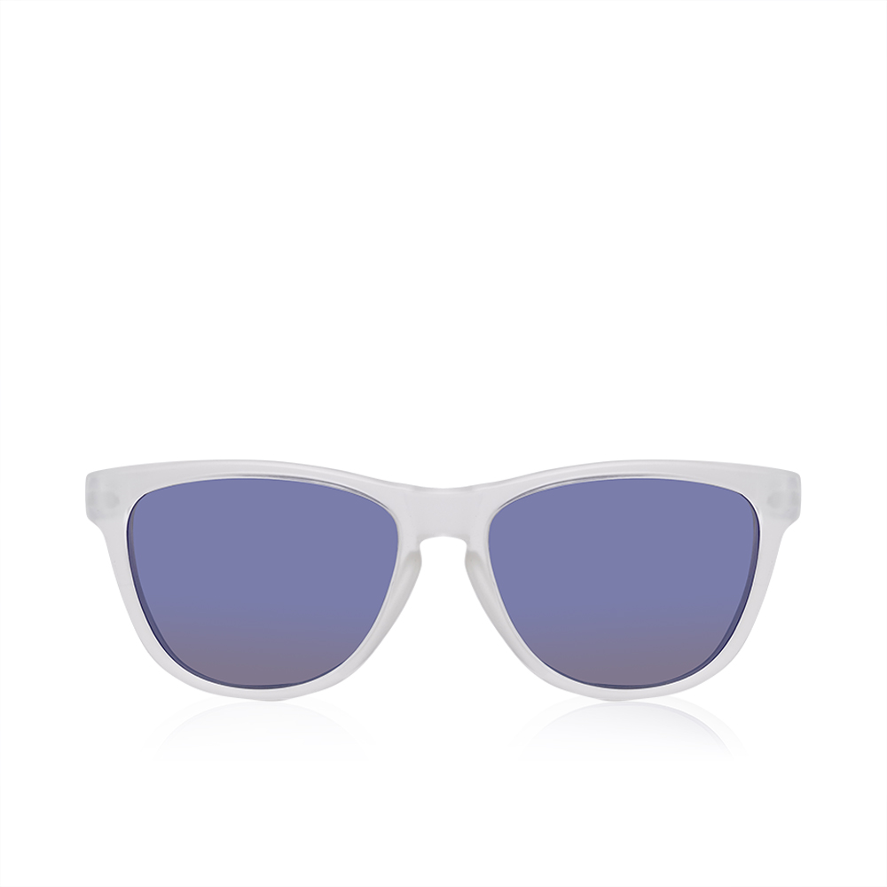 Kids Sunglasses - Wayfarer - Clear / Blue Mirror