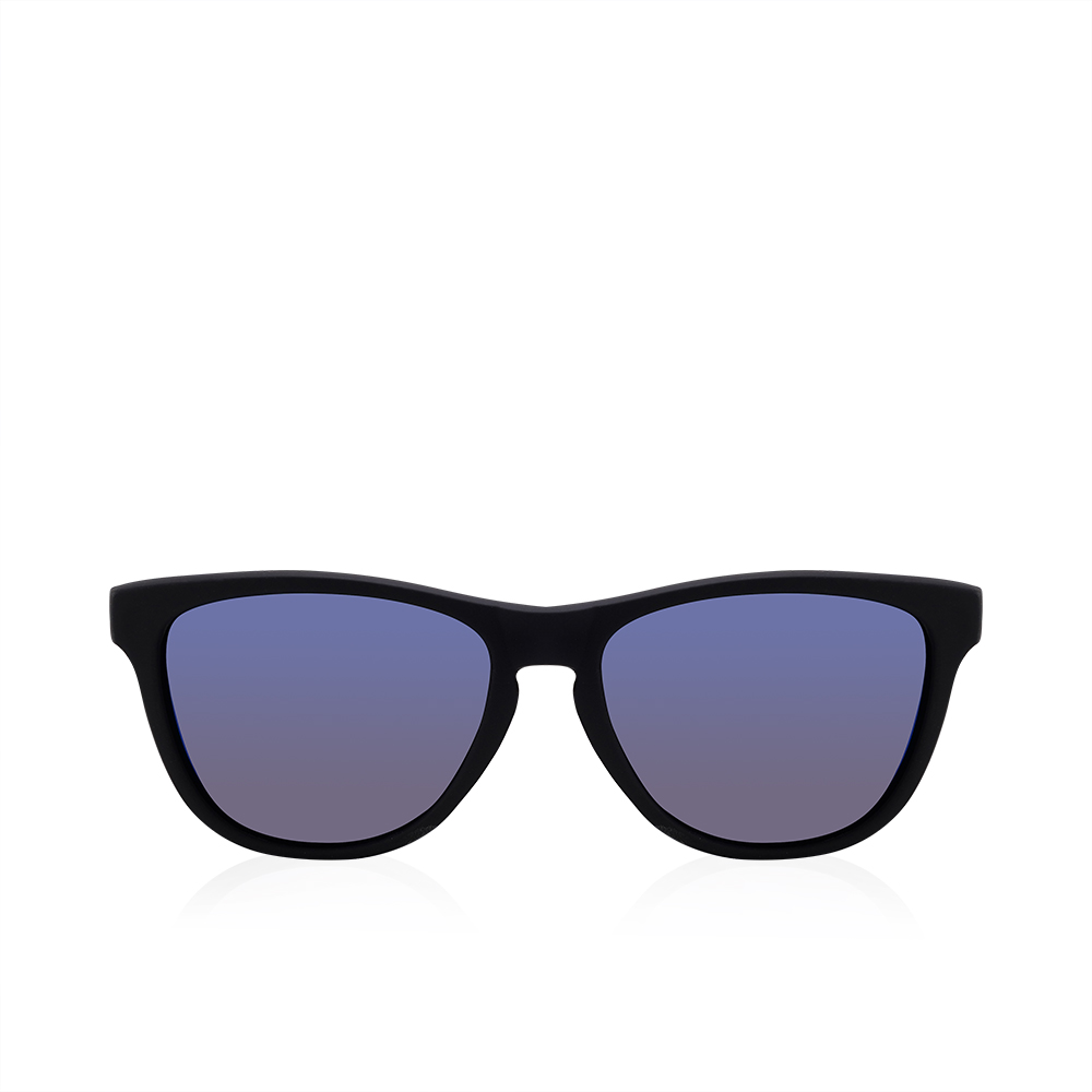 Kids Sunglasses - Wayfarer - Black / Blue Mirror