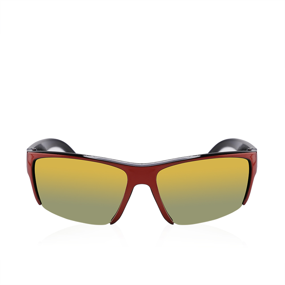 Kids Sunglasses - Sport - Black / Red / Fire Mirror
