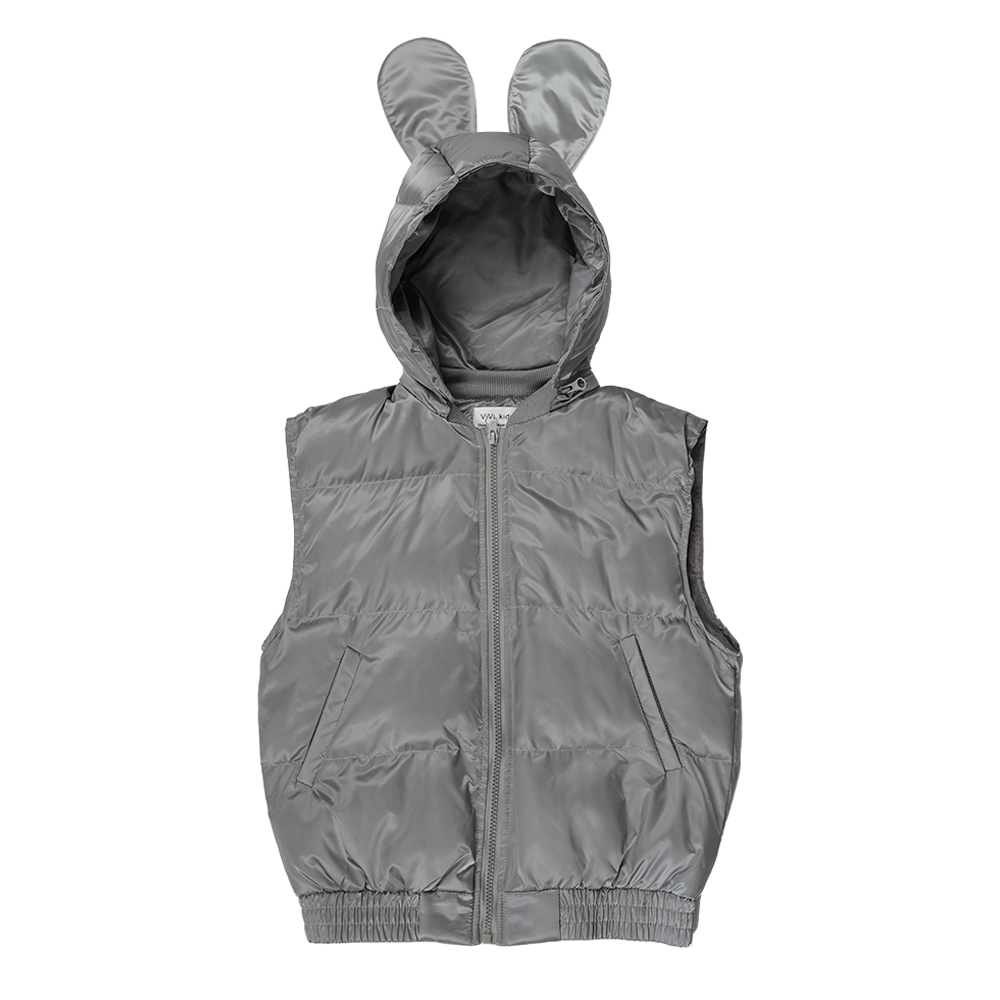 Silver Vest With Bunny Ears - 5 to 6 Years 