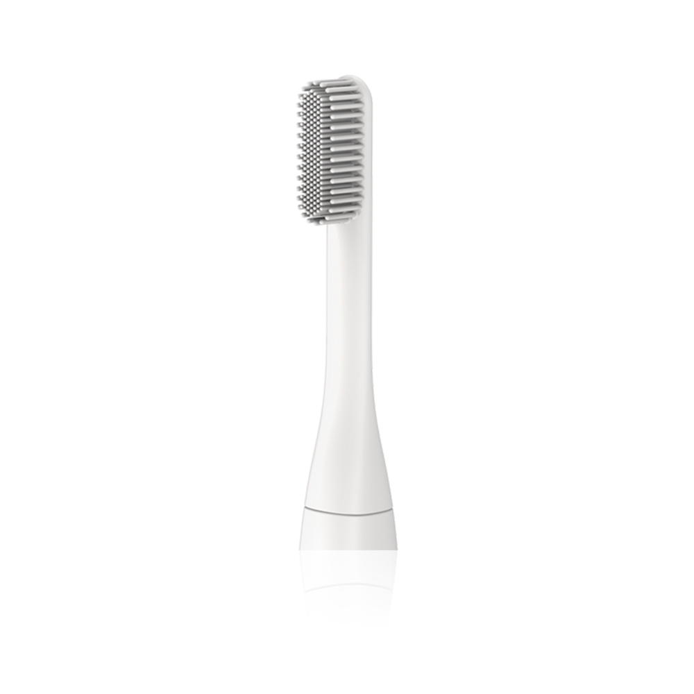 Silicon Heads For Electric Toothbrush - White
