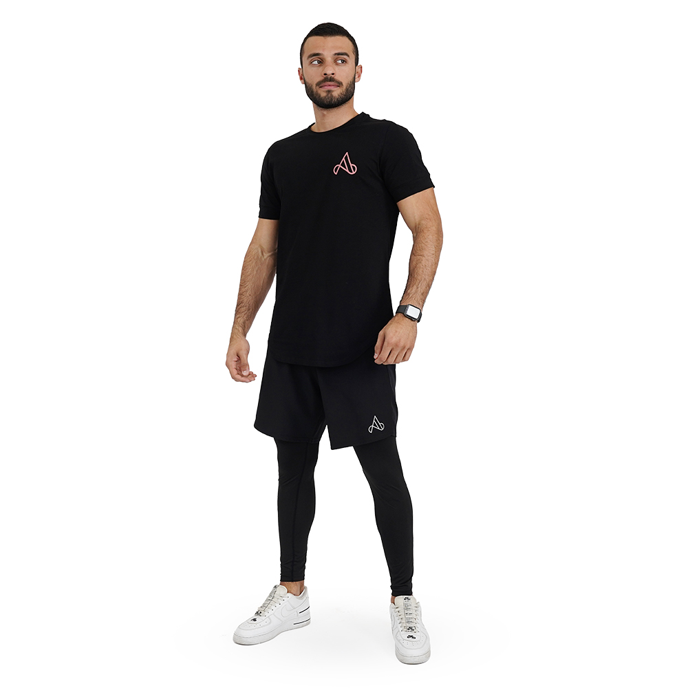 Slim Fit T-shirt - Unisex - Black 