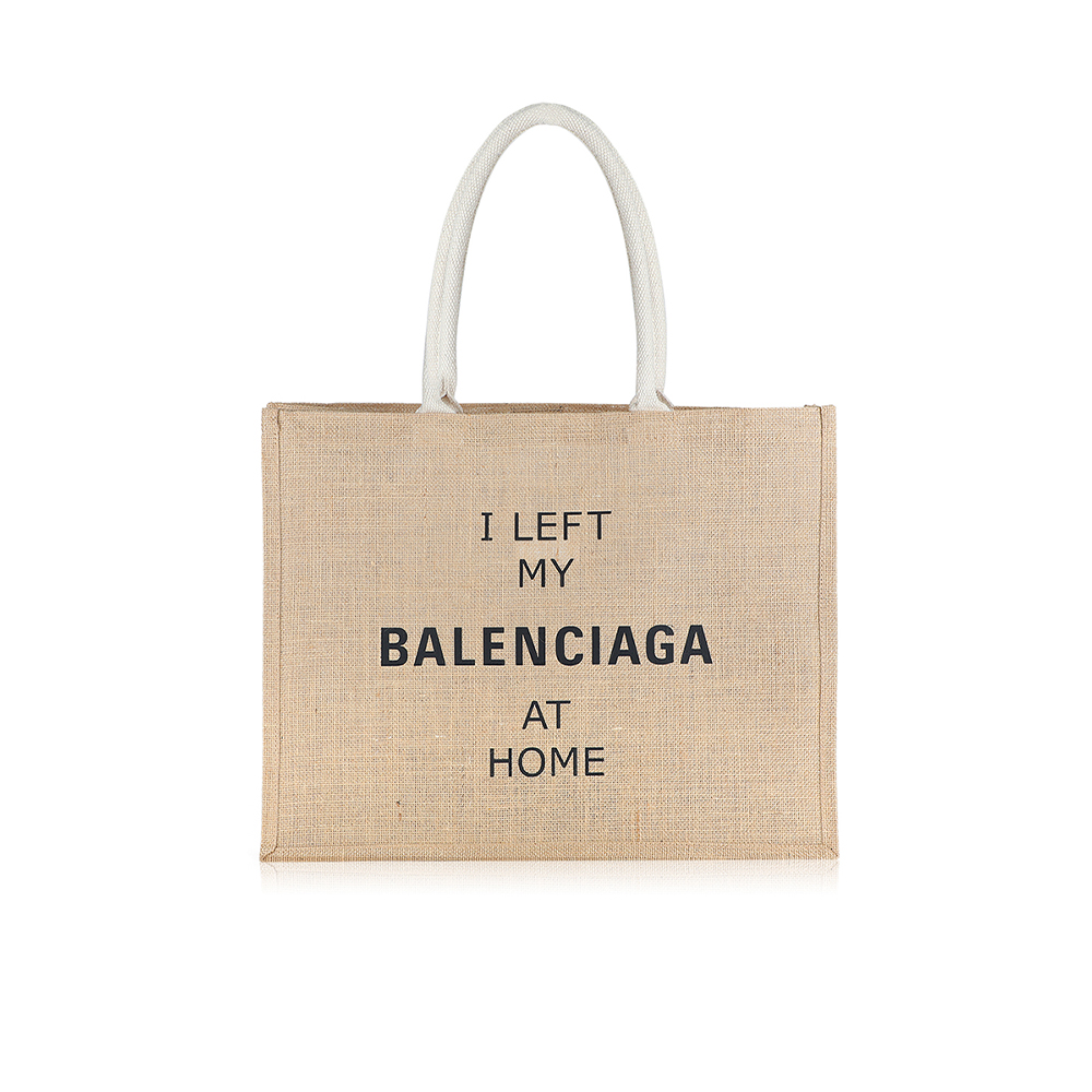 I left my Balenciaga At Home Hand Bag - Straw
