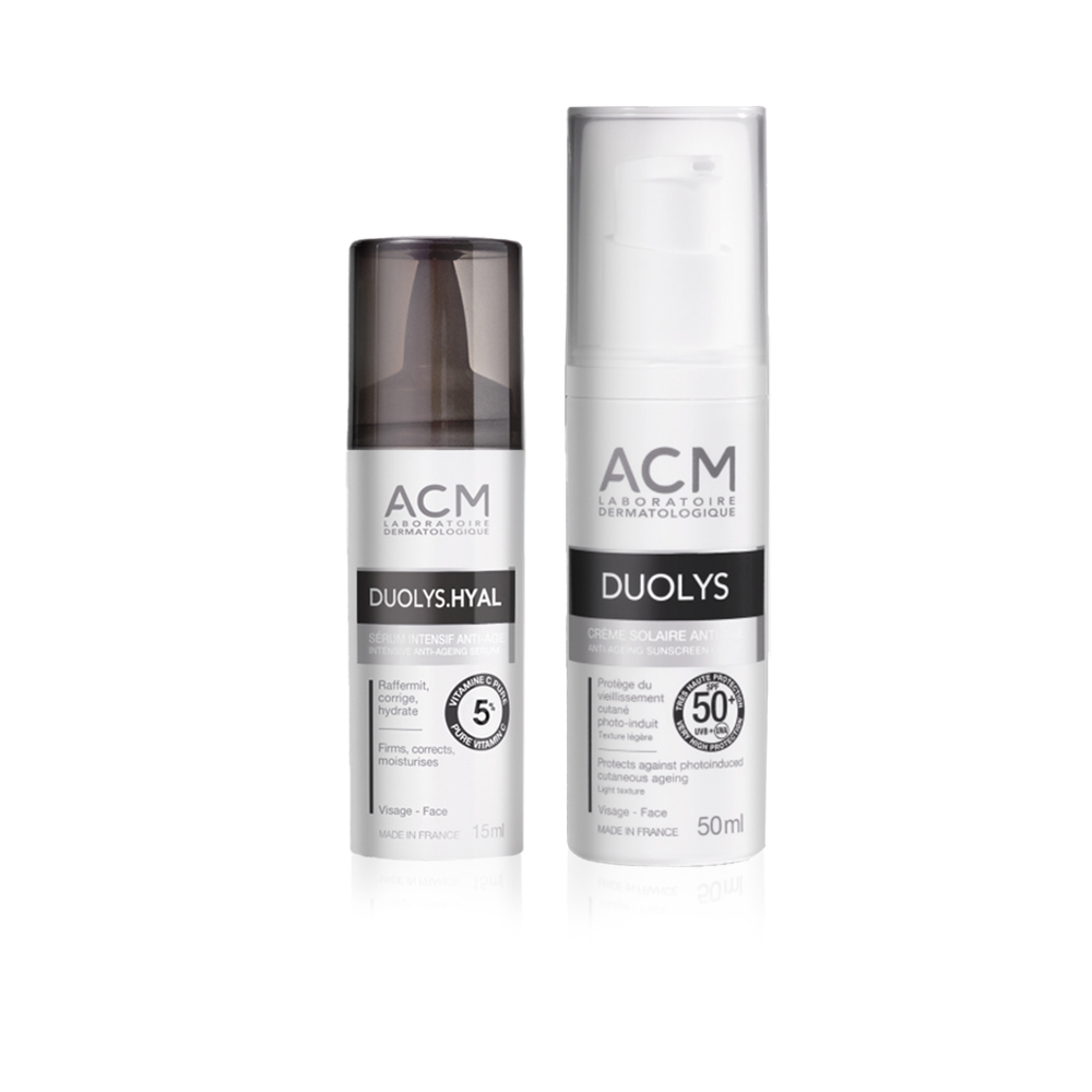 Duolys Spf 50+ Anti-ageing Sunscreen Cream - 50ml + Duolys Hyal Intensive Anti-ageing Serum - 15ml