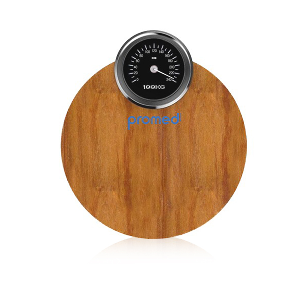 Round Wooden Digital Body Scale - SF123