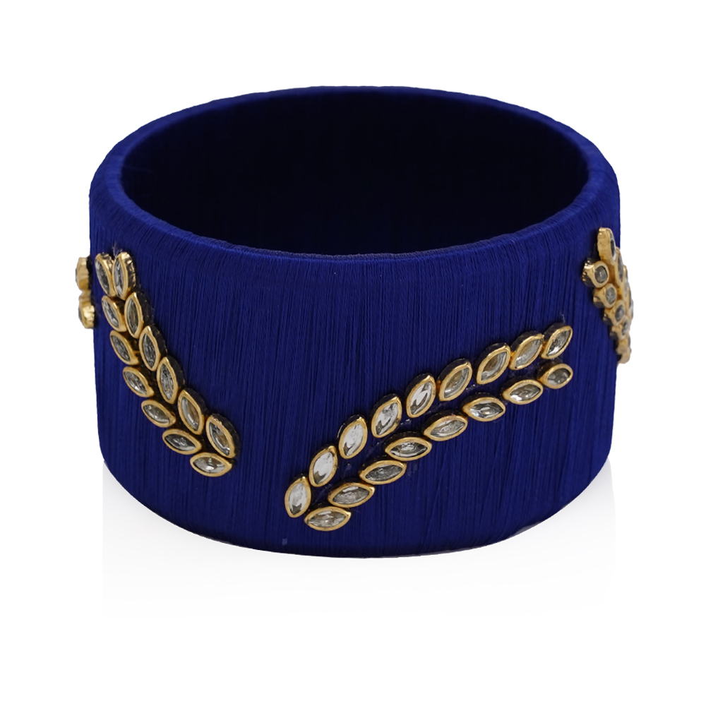 Leaf Bracelet - Royal Blue