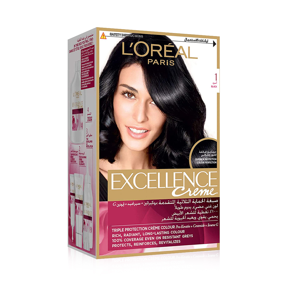 Excellence Cream - N 1 - Natural Darkest Black    