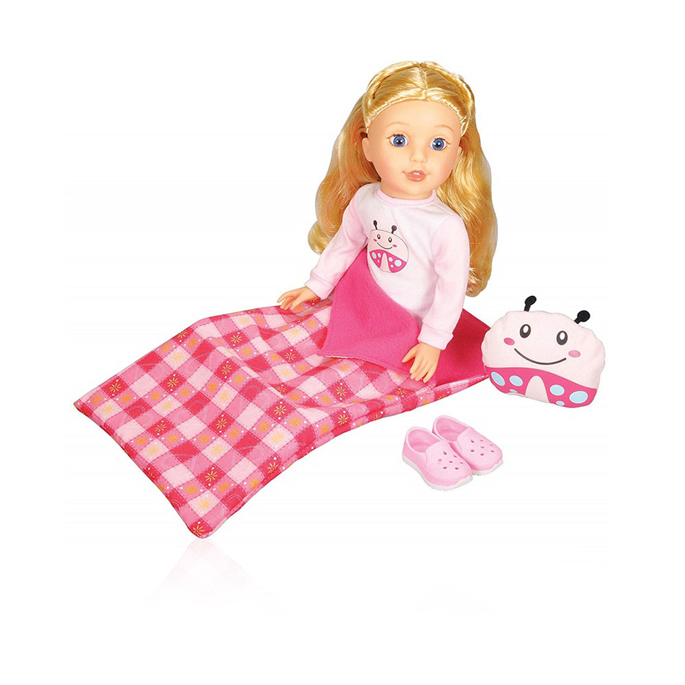 15 Inch - 38cm Soft-bodied Doll Sleepover Set - Brinley - Ages 3+