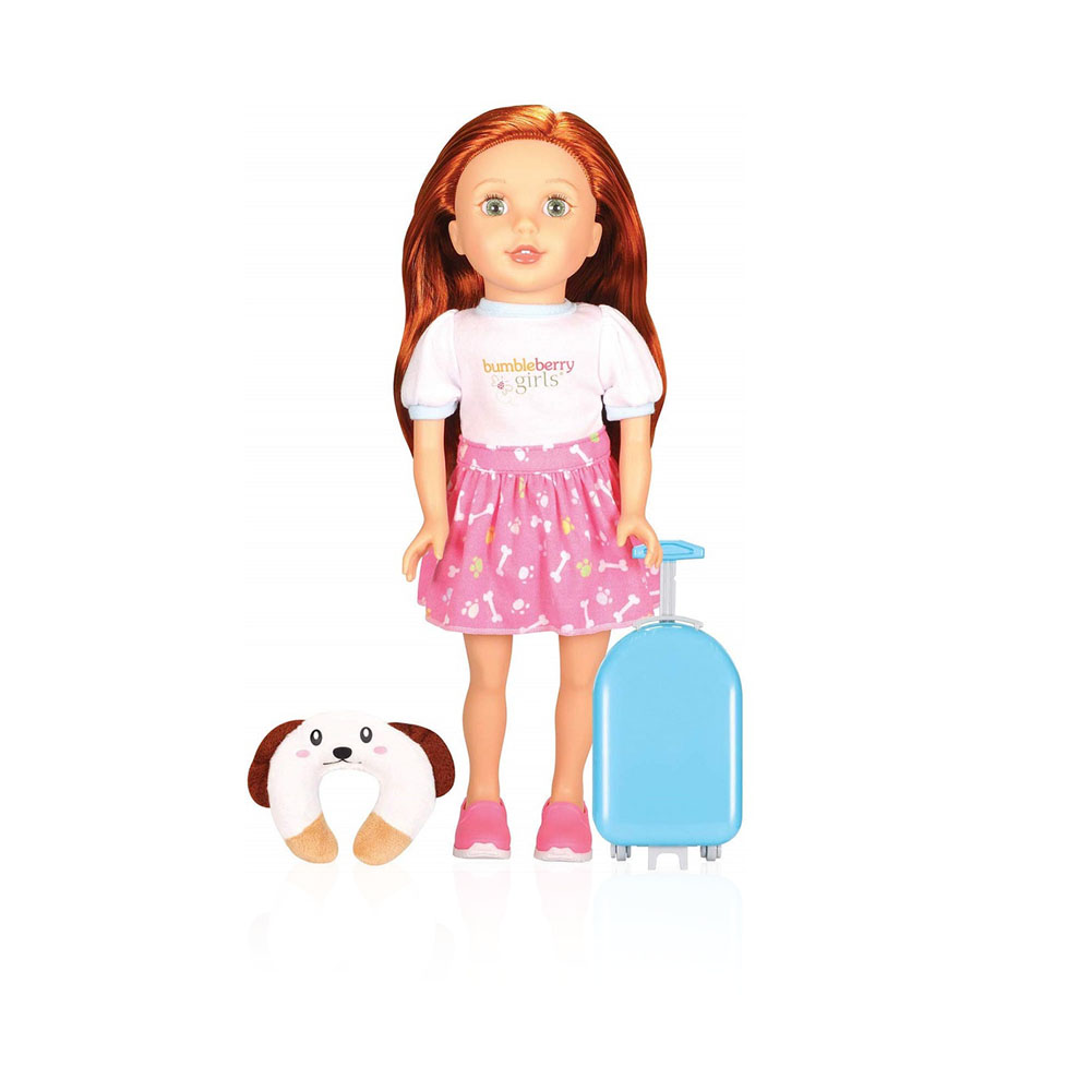 15 Inch - 38cm Soft-bodied Doll Travel Set - Cassidy - Ages 3+