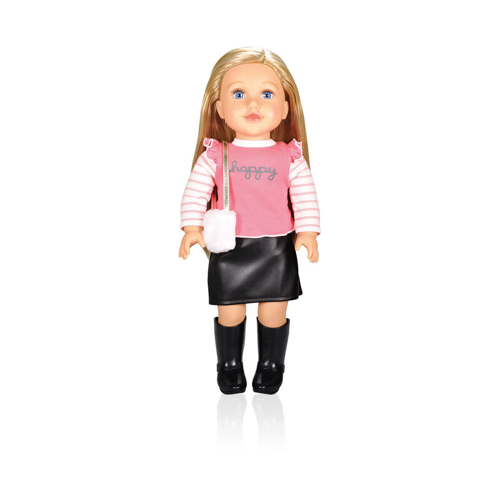 18 Inch - 45cm  Soft Bodied Poseable Girl Doll -  Serena - Ages 3+