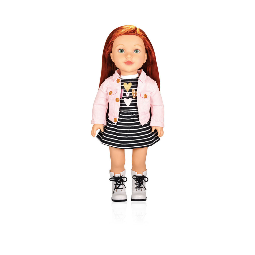 18 Inch - 45cm  Soft Bodied Poseable Girl Doll -  Brinley - Ages 3+